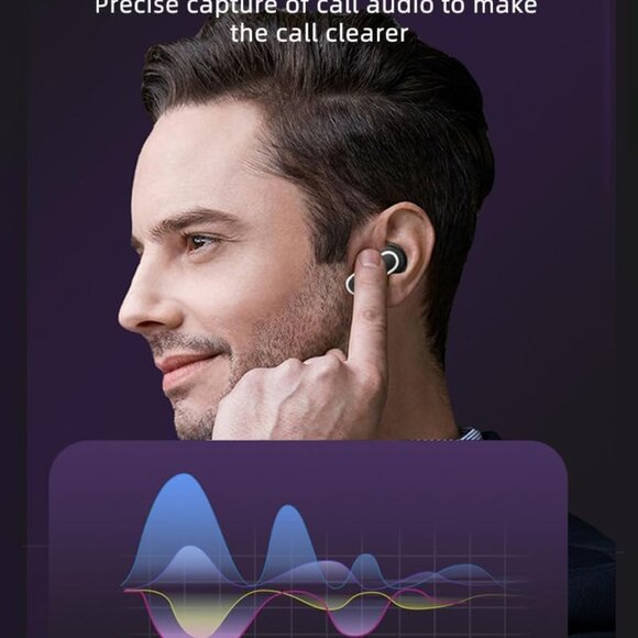 Acuvar Wireless Earbuds Bluetooth Headphones with LED Display - Picture 9 of 10